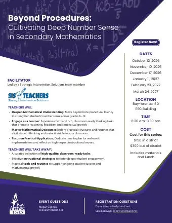 Front page of the Bay-Arenac ISD flyer, dated Oct 12, 2026.
