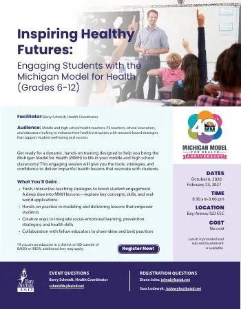 Front page of the Bay-Arenac ISD flyer, dated Oct 6, 2026.