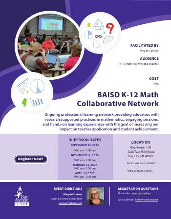 Front page of the Bay-Arenac ISD flyer, dated Sep 23, 2026.