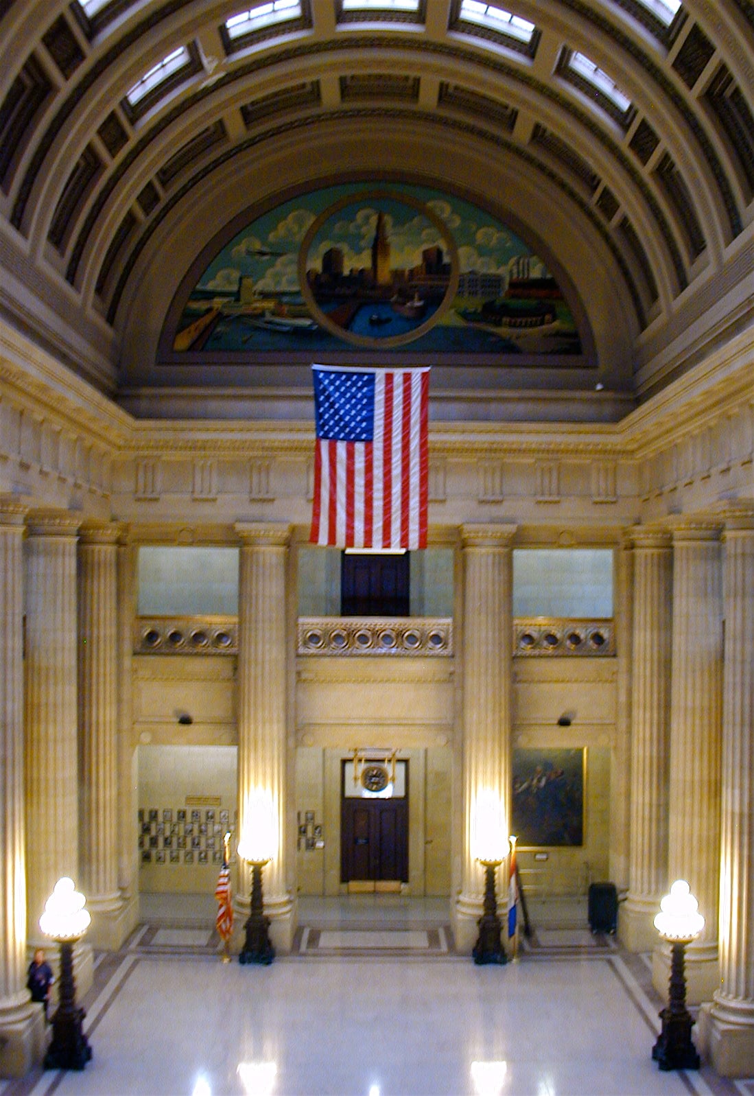 The rotunda of Cleveland City Hall, where the Community Police Commission meets.
