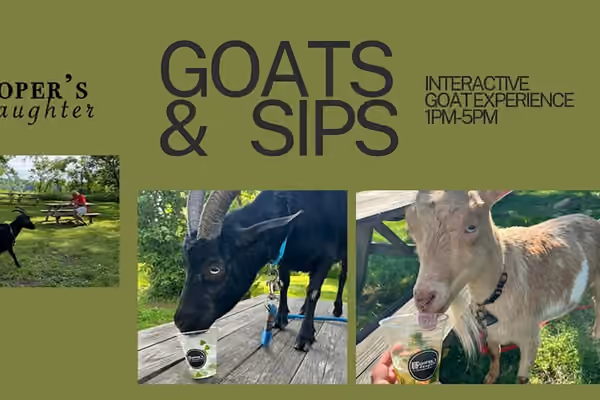 Interactive Goat Experience, Food Trucks & Drinks!
