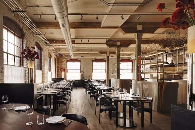 Ambos, Pocketbook Hudson’s in-house restaurant, is led by chef Norberto Piattoni, whose cooking draws on his Argentine roots and years in the… Credit: Adrian Gaut