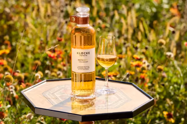 The cover photograph of “How One New York Estate Is Reviving America’s Lost Brandy Tradition”