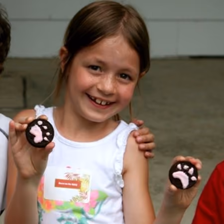 Children at Born to be Wild Camp at Bill Yeck Park