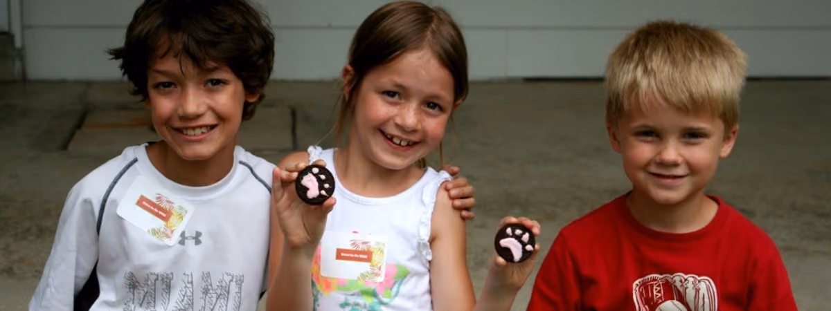 Children at Born to be Wild Camp at Bill Yeck Park