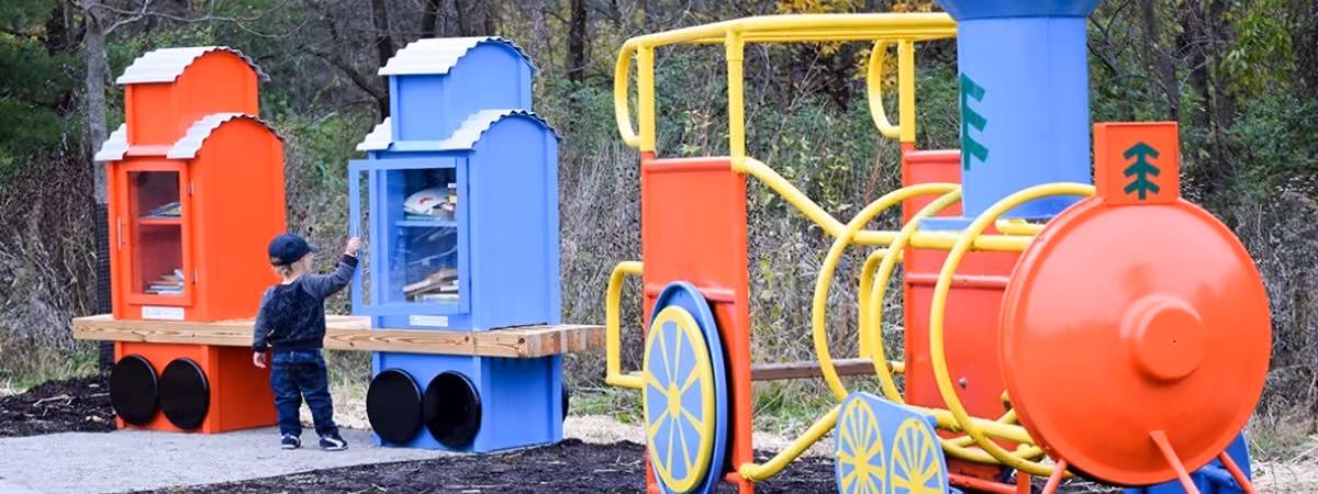 Iron horse Park Little Free Library