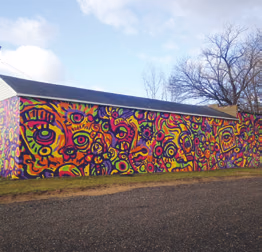 Alive, by John Bucher & Alex Zoltowski & many community volunteer artists