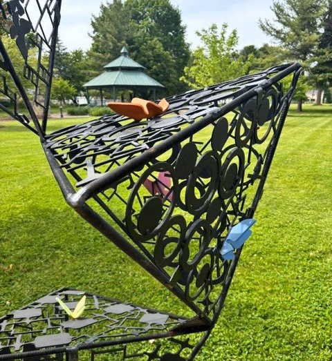 Butterflies on Triangle, by Kelly O’Neill