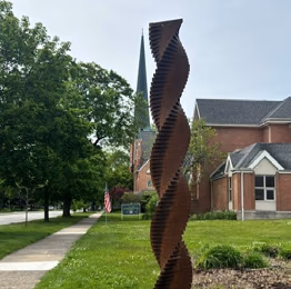 Triangle Stack Two, by Kenneth Thompson