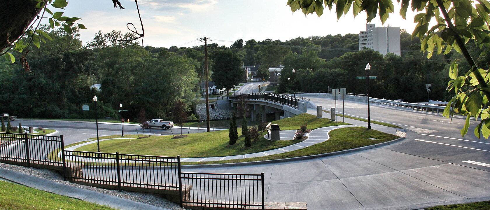 Excelsior Springs streetscape, used as a City-published support image