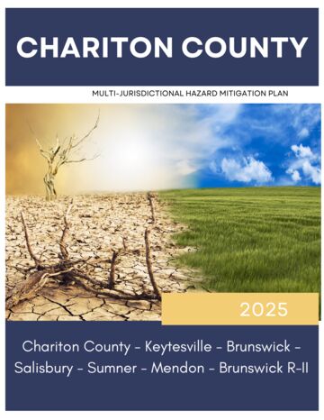 First page of Chariton County Hazard Mitigation Plan (2025)