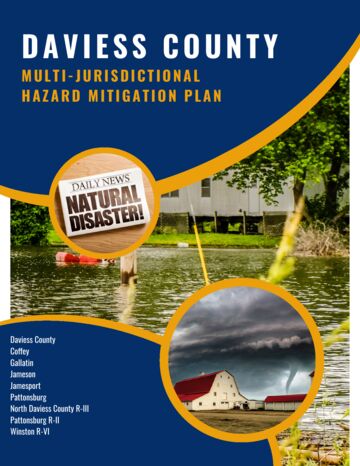 First page of Daviess County Hazard Mitigation Plan (2025 Draft)