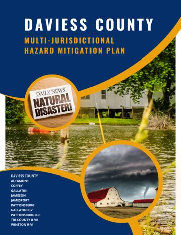 First page of Daviess County Hazard Mitigation Plan, Draft Submitted October 30, 2025