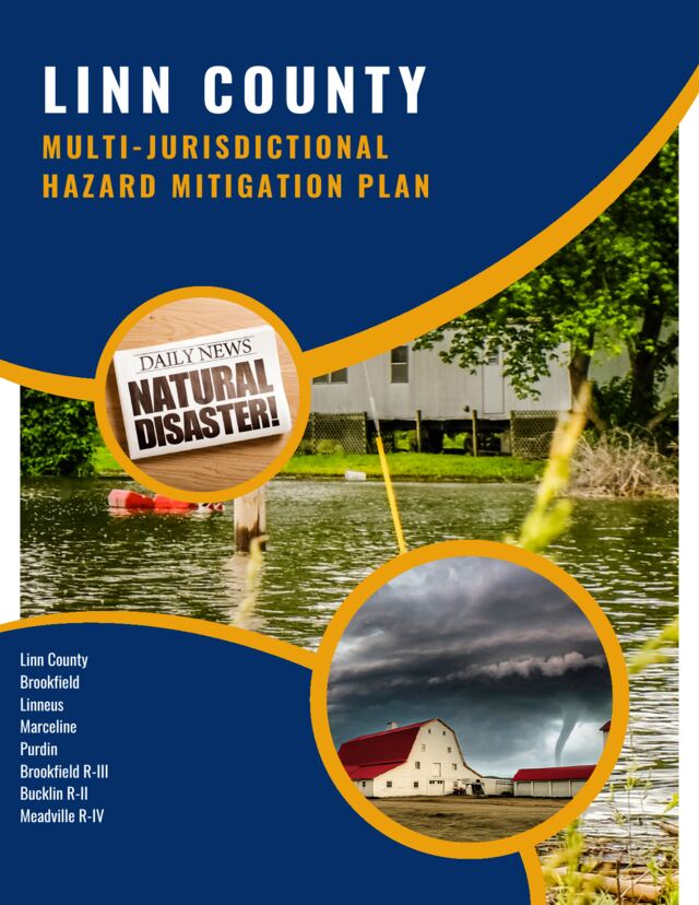 First page of Linn County Hazard Mitigation Plan (2025 Draft)