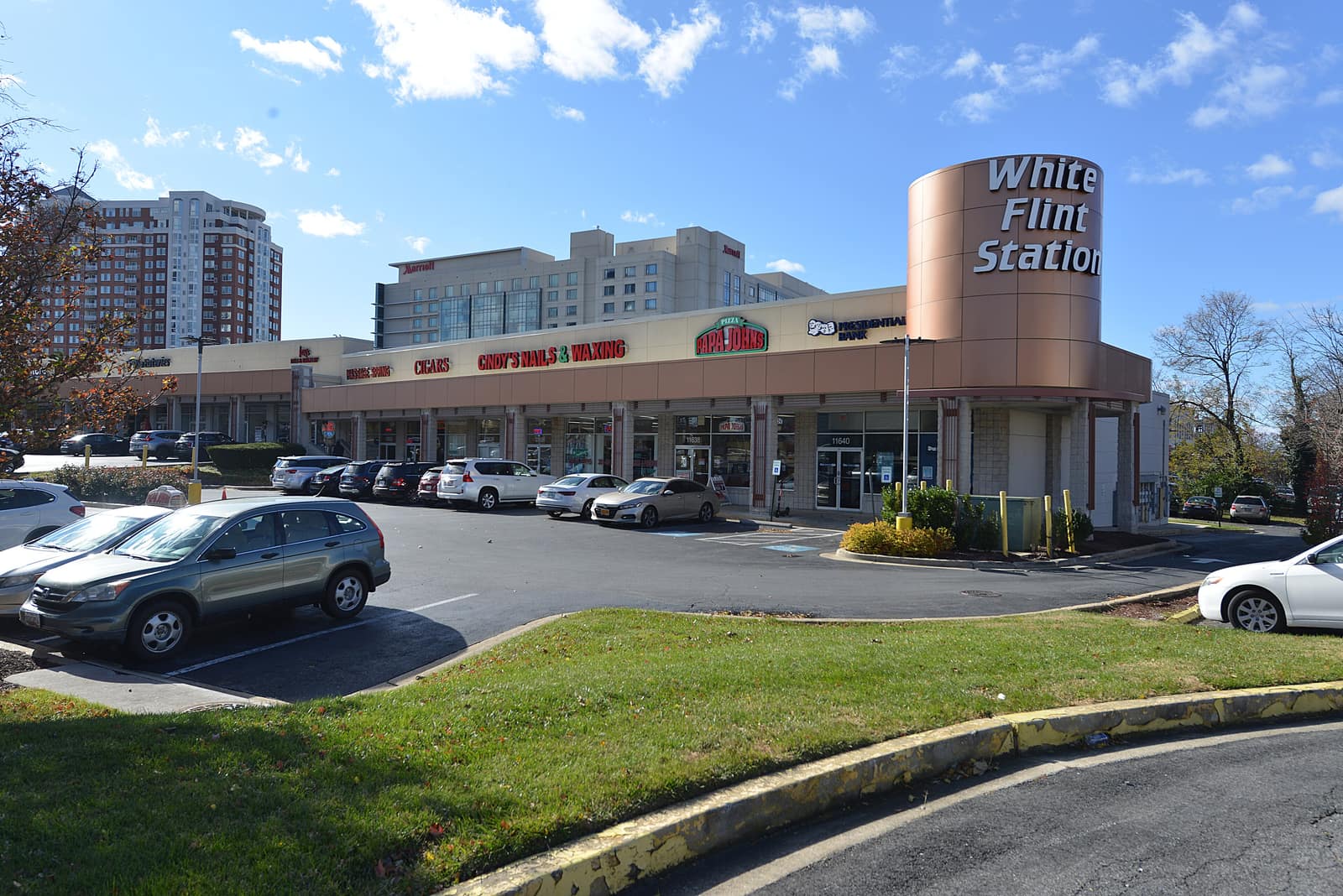 White Flint Station shopping center on Rockville Pike, North Bethesda