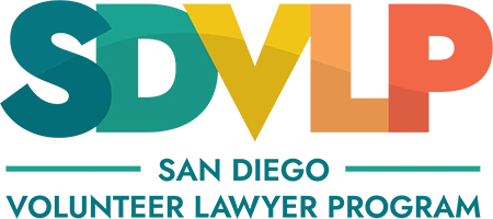 San Diego Volunteer Lawyer Program (SDVLP) logo