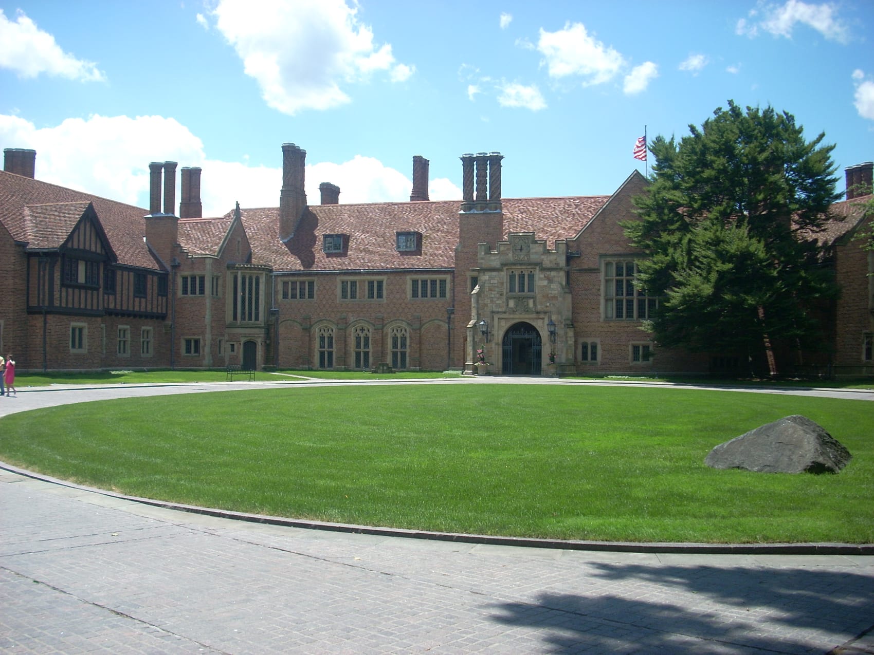 Meadow Brook Hall, a Tudor-revival mansion on Oakland University's campus