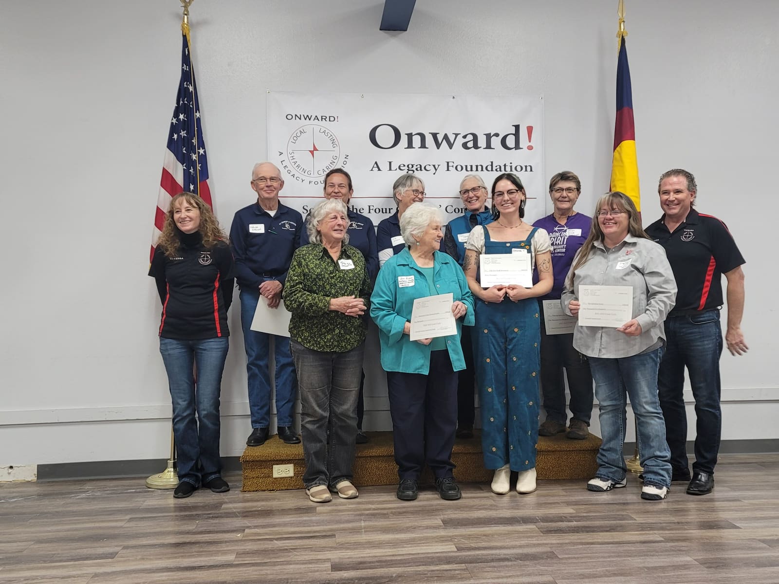 2022 General Endowment Fund grant awardees with their certificates