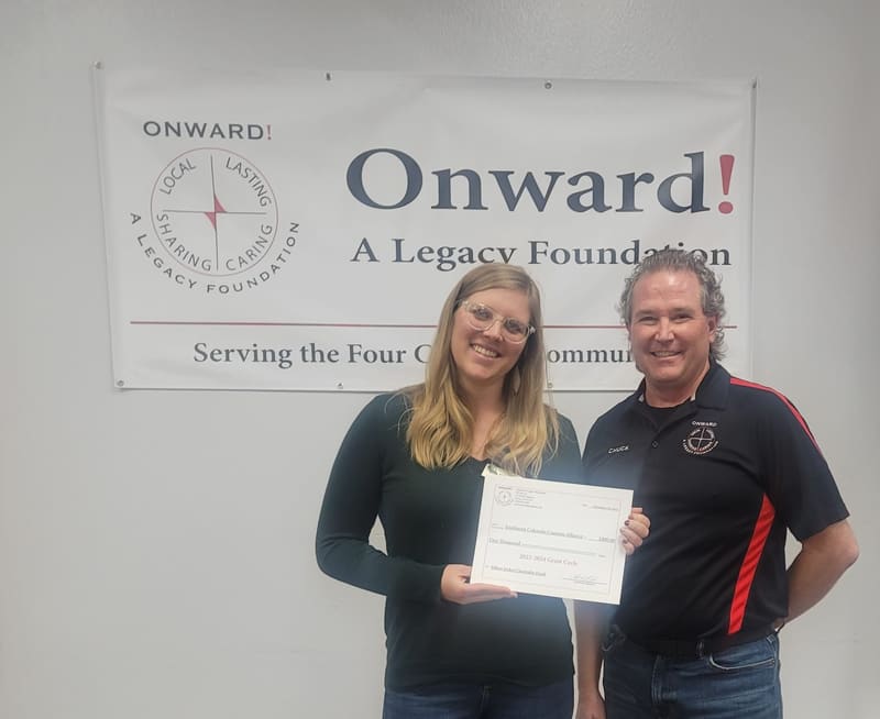 2023 Yellow Jacket Charitable Fund grant awardees with their certificates