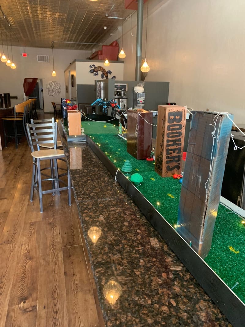 The putt-putt hole at Loungin' Lizard
