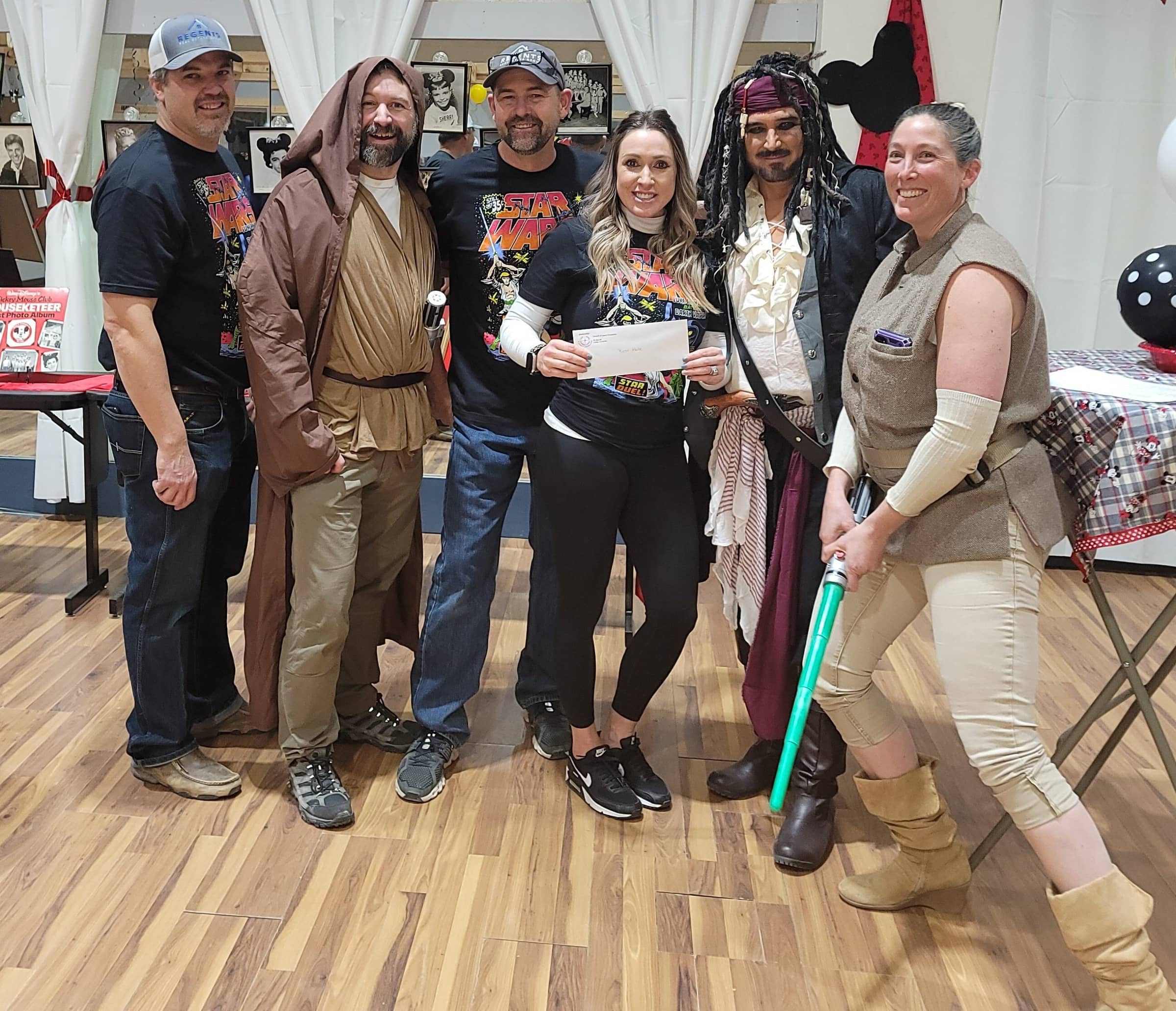 The Star Wars team at the Onward! Putt-Putt Tournament