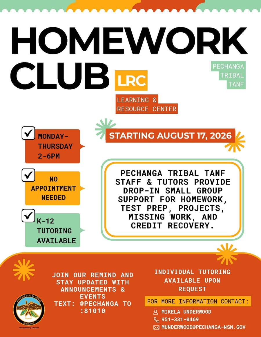 TANF Activities and Flyers