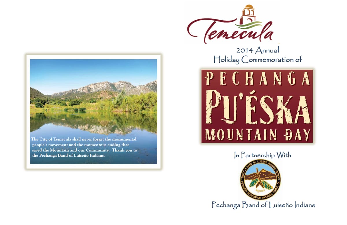 Pechanga Mountain Day