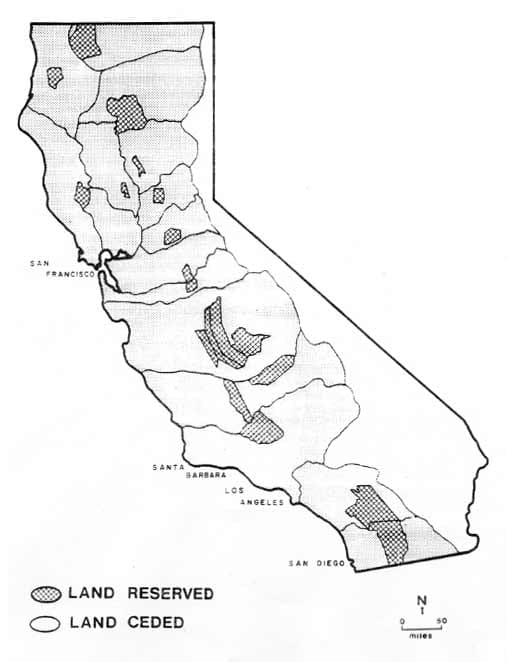 Unratified Treaty Lands in California 1851-52