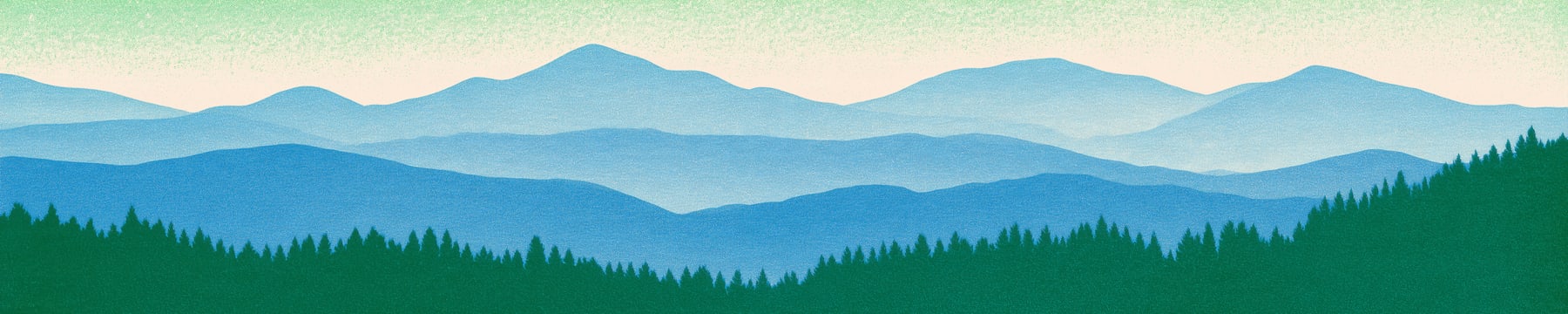 A fourth grainy rail of stacked ridges