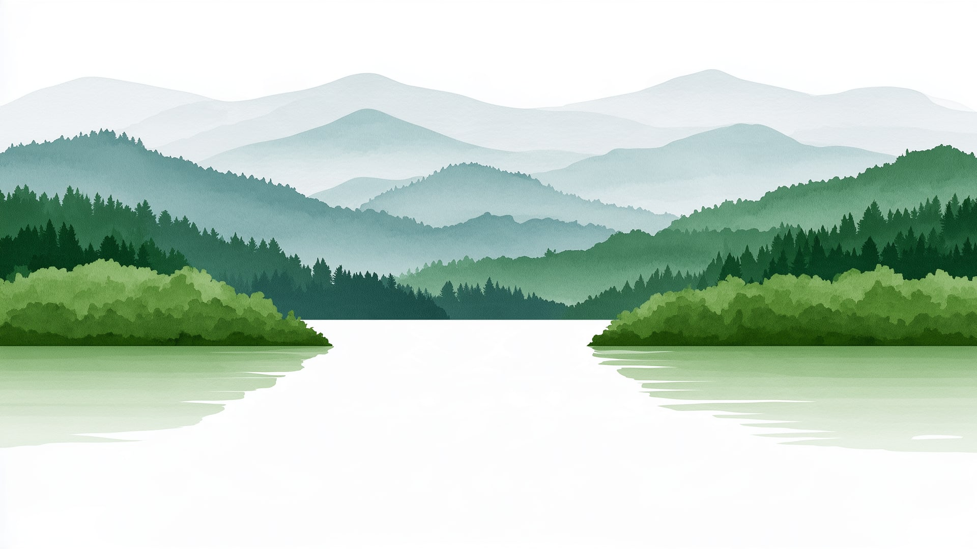 Wet-edge ridges fading into a paper-white lake