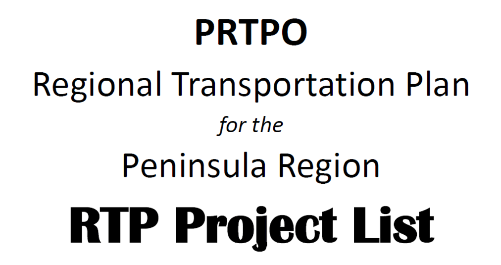 RTP Project List, printable