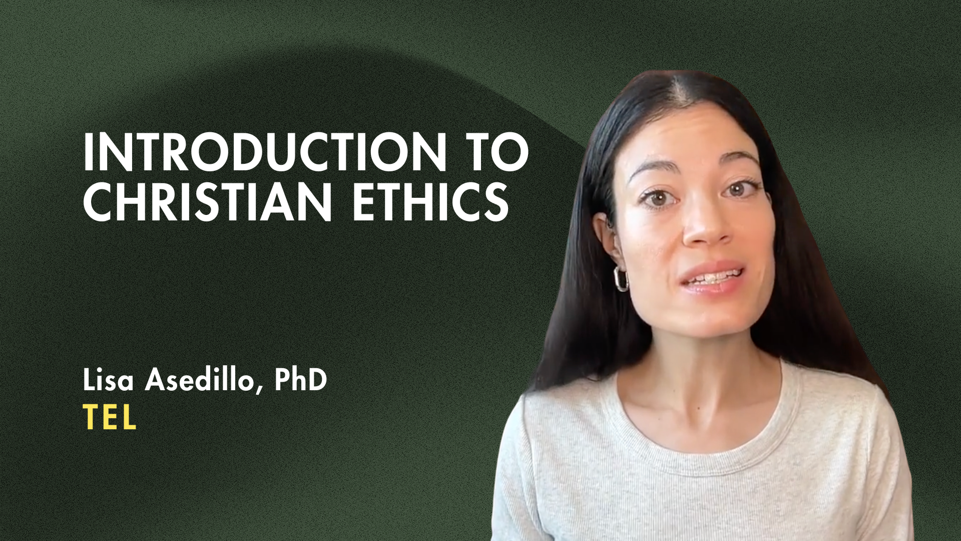 Introduction to Christian Ethics (TEL) course image