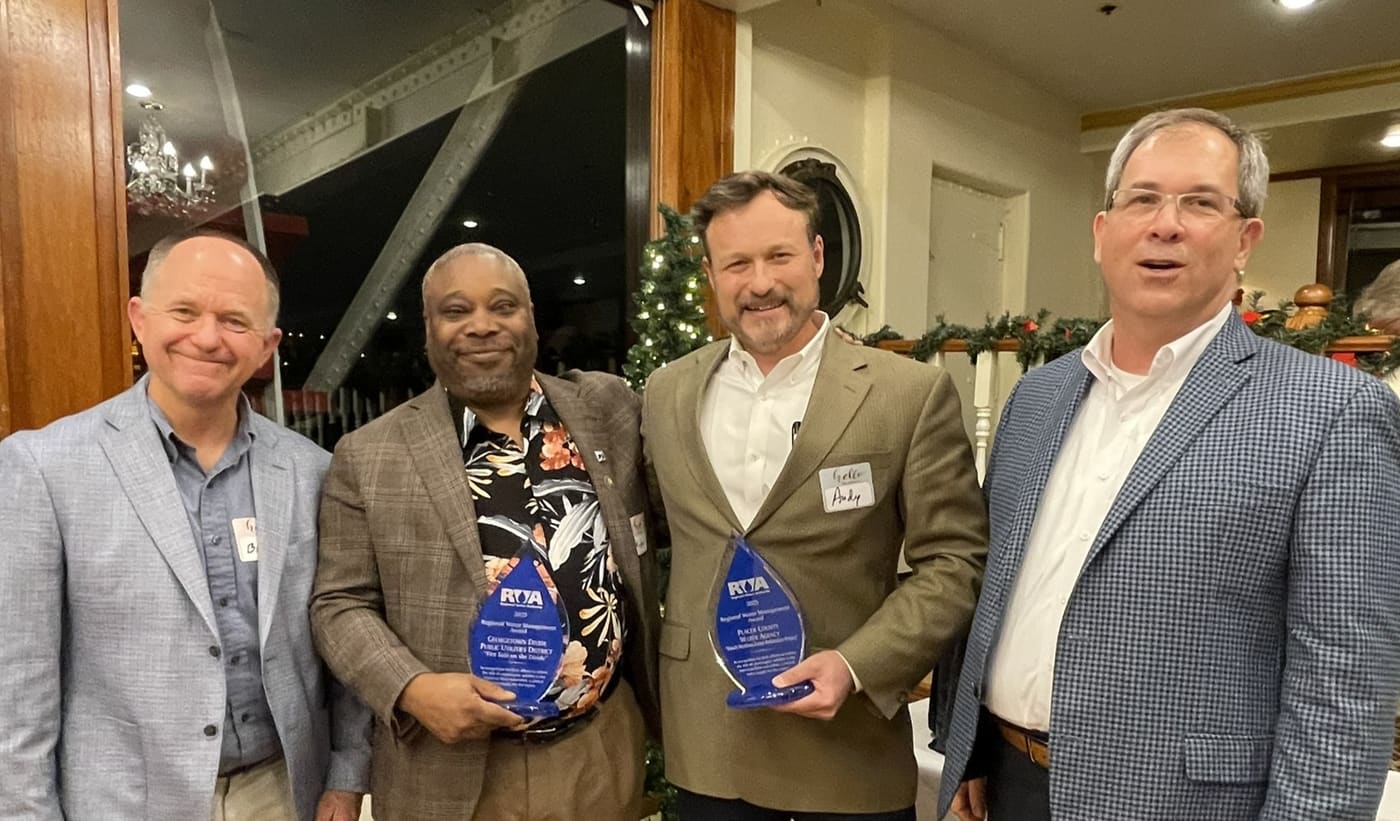 Regional water leaders gathered for an RWA recognition event