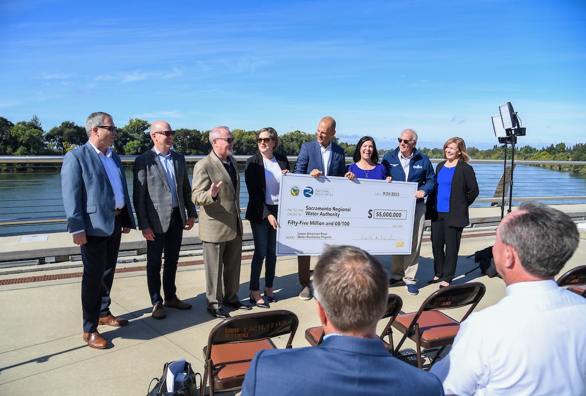 State and local water leaders gather at the Freeport Regional Water Facility