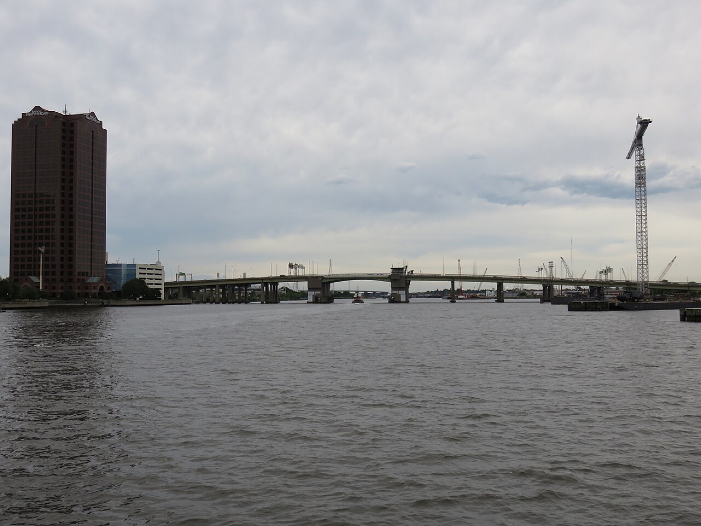 The Berkley Bridge spanning the Elizabeth River in Norfolk