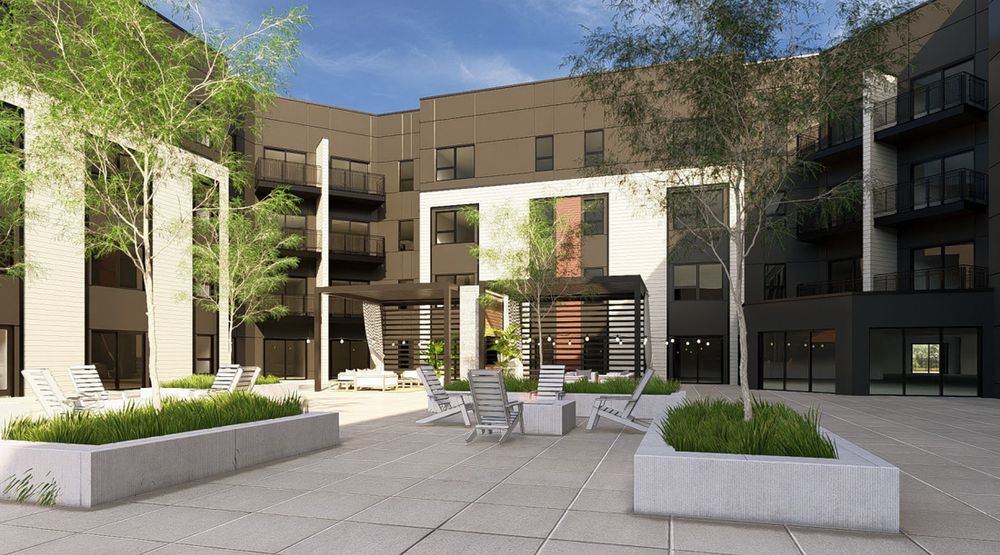 Rendering of the Lincoln Place development in downtown Royal Oak.