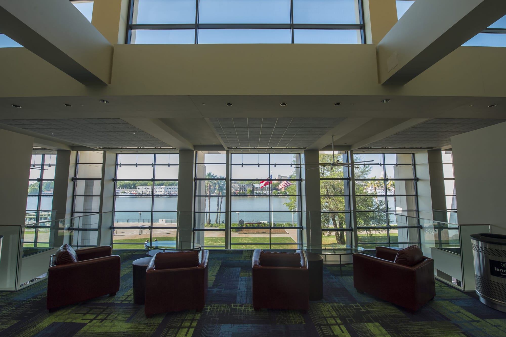 The River Concourse on the Savannah Convention Center's first floor