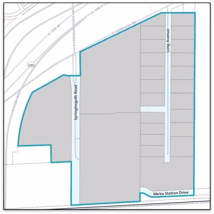 390 Gateway TIF boundaries