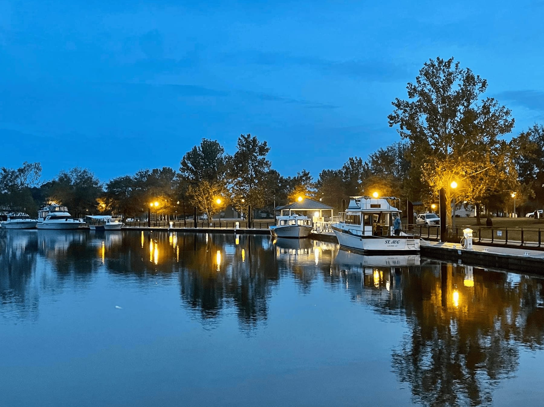 The Slidell Municipal Marina on Bayou Bonfouca