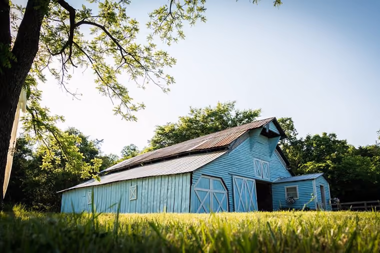 Blue Barn & Garden