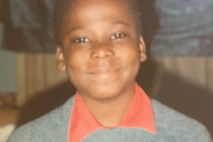 Frederick Riley in elementary school.