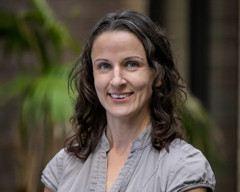 Portrait of Erin Reuland de Pazmino.